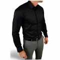 ESPADA koszula męska czarna elegancka Slim Fit XXL 45/46