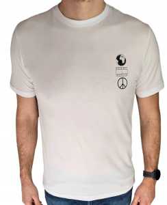 Podkoszulek Męski Bawełna T-shirt Okrągły Dekolt Wzór Nadruk ROZMIAR M